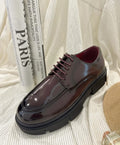 Synthetic Low-Top Lace-Up Shoes