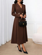 Trench Coat Blazer Dress