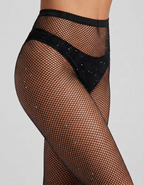 Diamond Black Fishnet Stockings