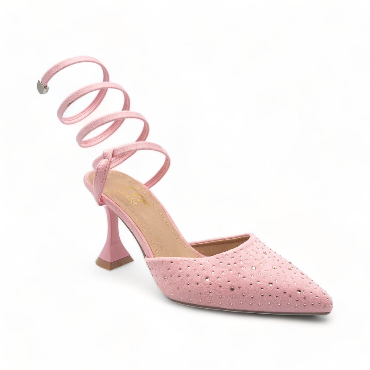 Spiral Ankle Wrap Heel