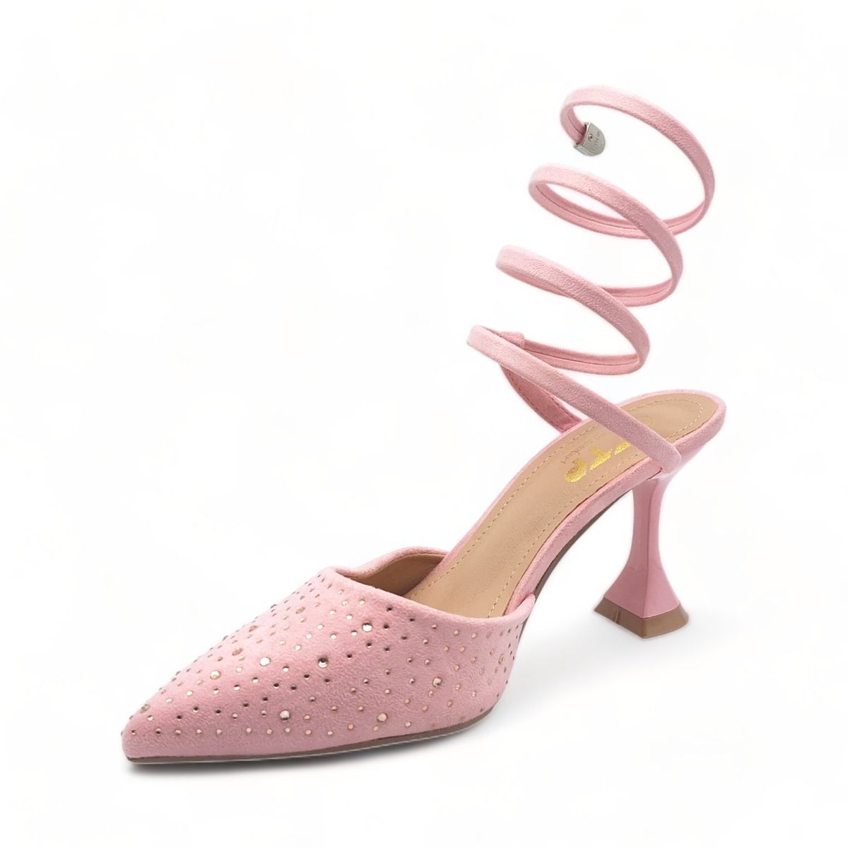 Spiral Ankle Wrap Heel