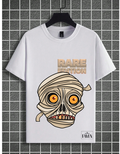 RARE MUMMY Round Neck Short-Sleeve T-Shirt