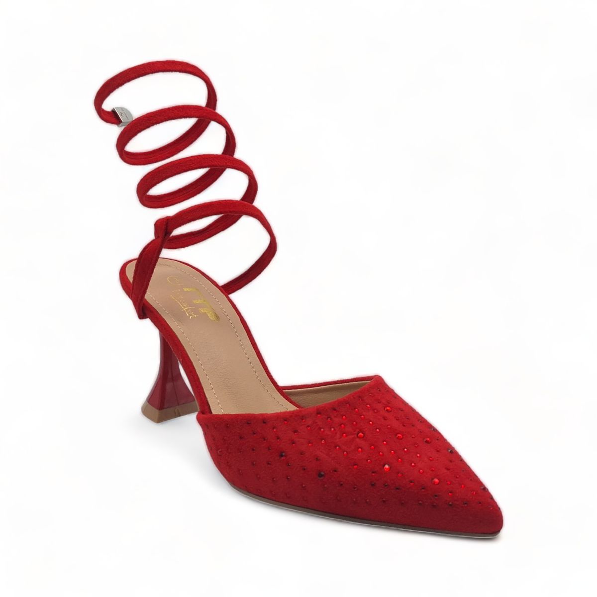 Spiral Ankle Wrap Heel