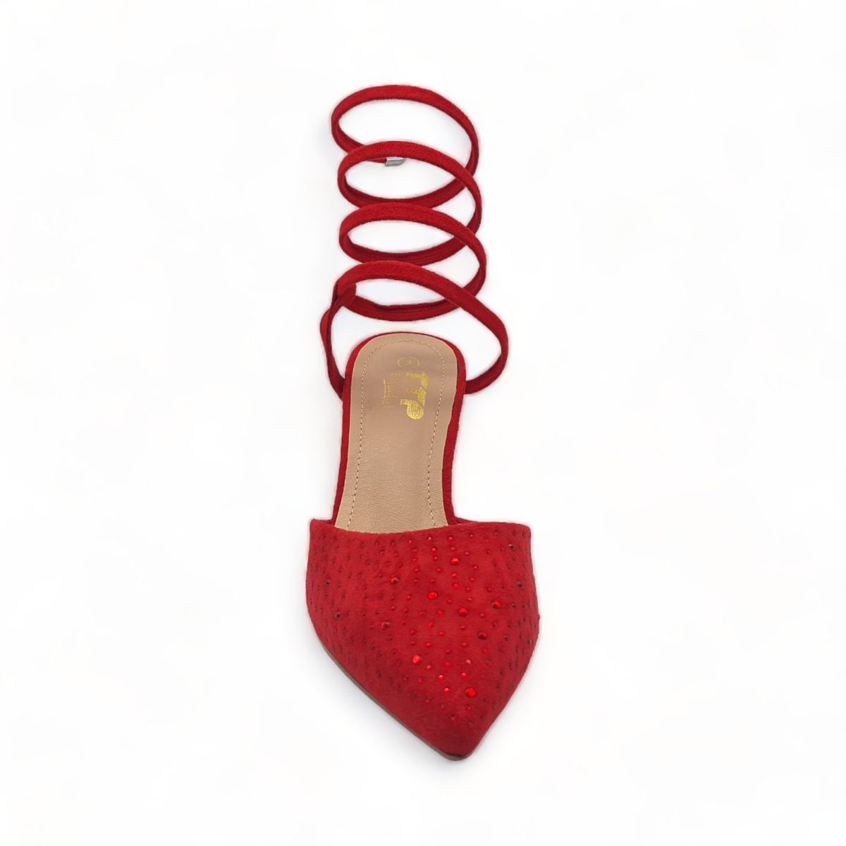 Spiral Ankle Wrap Heel