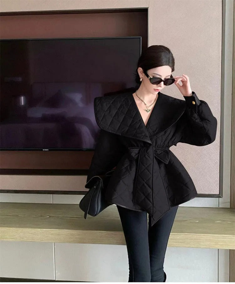 Elegant Short Cotton Coat