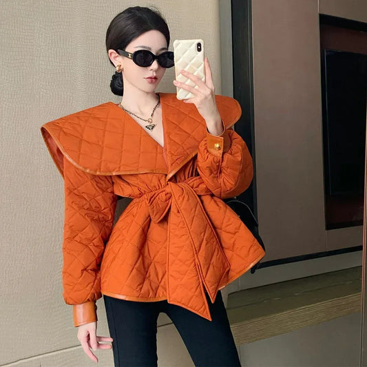 Elegant Short Cotton Coat