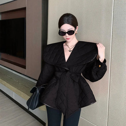 Elegant Short Cotton Coat