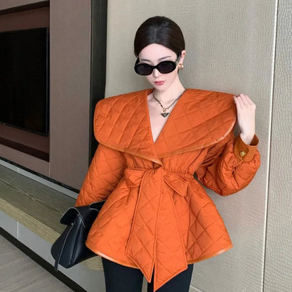 Elegant Short Cotton Coat