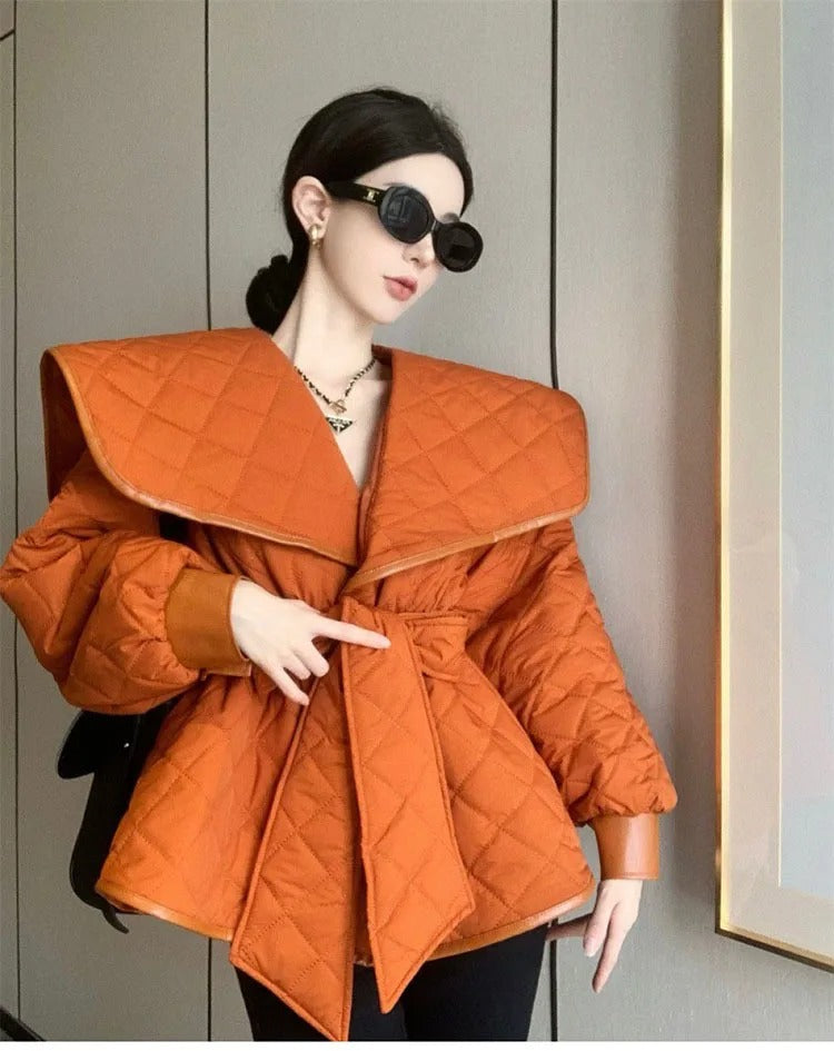 Elegant Short Cotton Coat