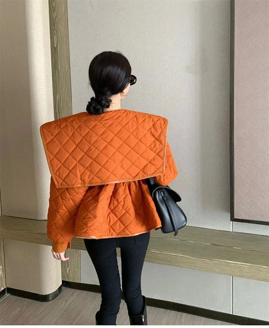 Elegant Short Cotton Coat