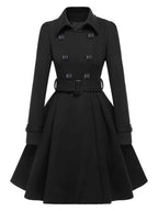 Double-Breasted Woolen Coats