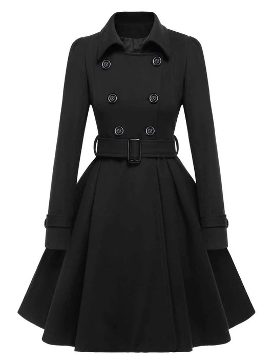 Double-Breasted Woolen Coats
