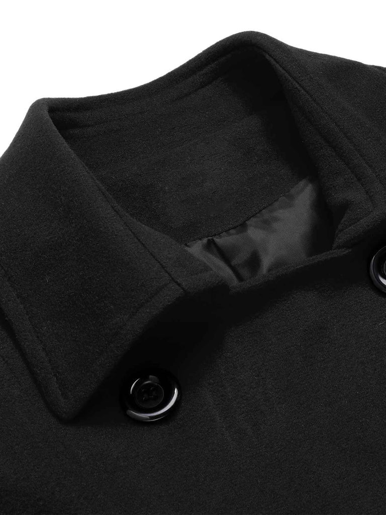 Double-Breasted Woolen Coats
