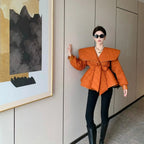 Elegant Short Cotton Coat