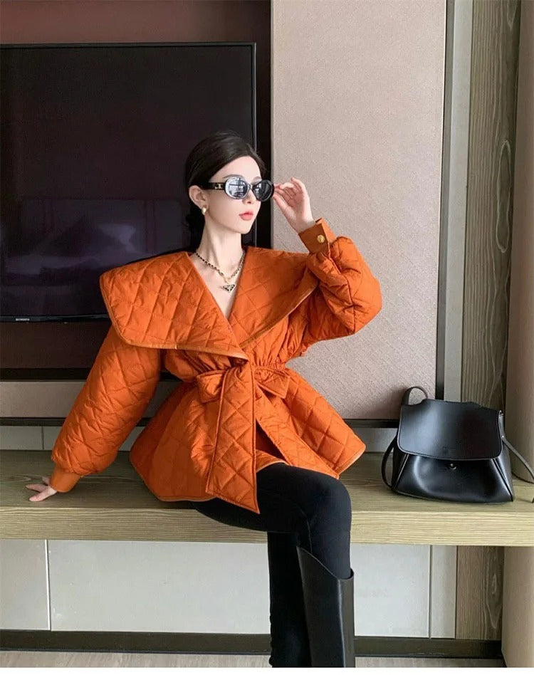 Elegant Short Cotton Coat