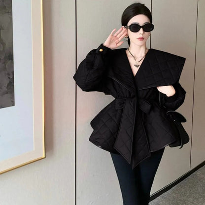 Elegant Short Cotton Coat