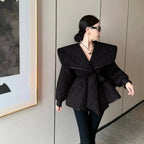 Elegant Short Cotton Coat