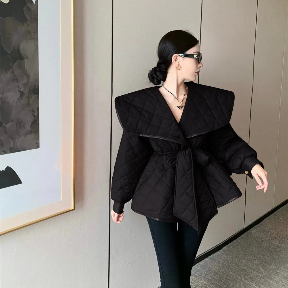 Elegant Short Cotton Coat