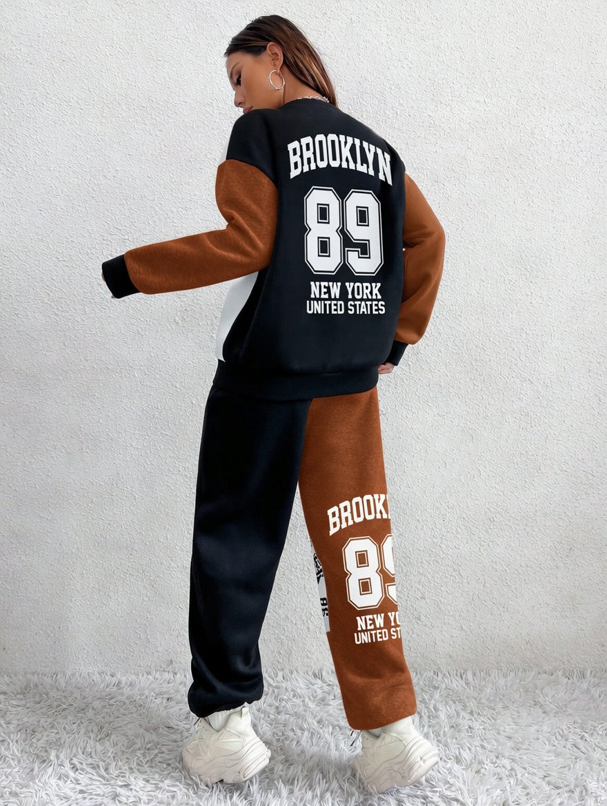 Brocklyn Sweatshirt And Jogger Pants Set