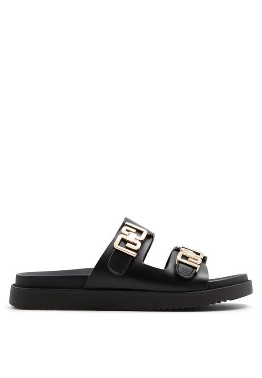 Slip-On Open Toe Platform Slide Sandals