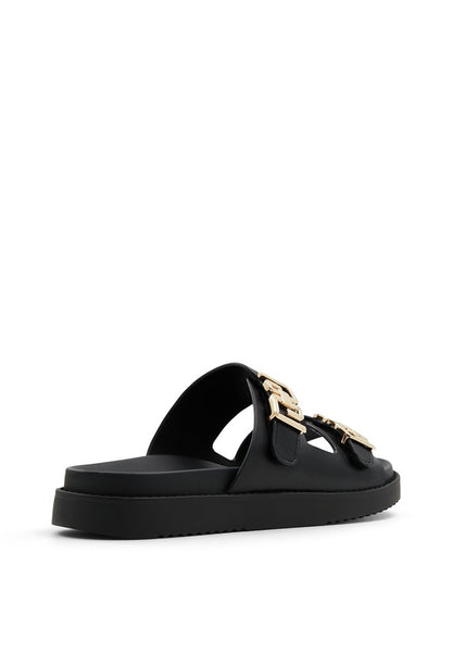 Slip-On Open Toe Platform Slide Sandals