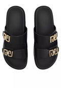 Slip-On Open Toe Platform Slide Sandals