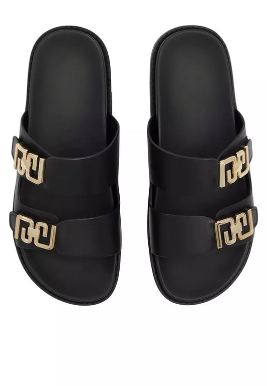 Slip-On Open Toe Platform Slide Sandals