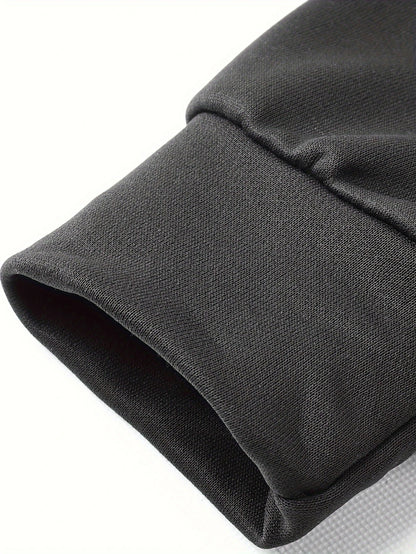 Half-Zip Cargo Sweatshirt