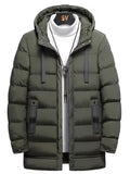Mid-Length Hooded Jacket
