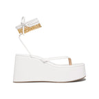 Tie Leg Toe Post Sandals