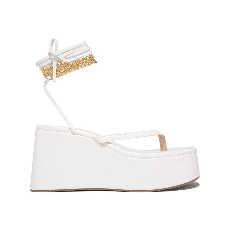 Tie Leg Toe Post Sandals