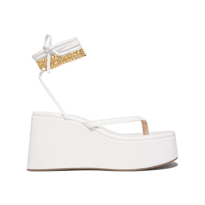 Tie Leg Toe Post Sandals