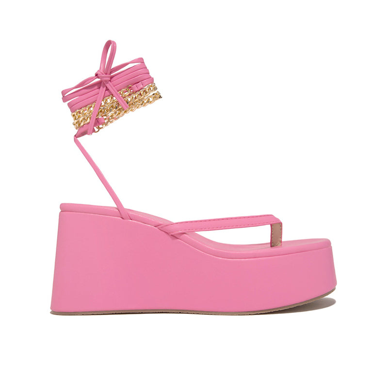 Tie Leg Toe Post Sandals