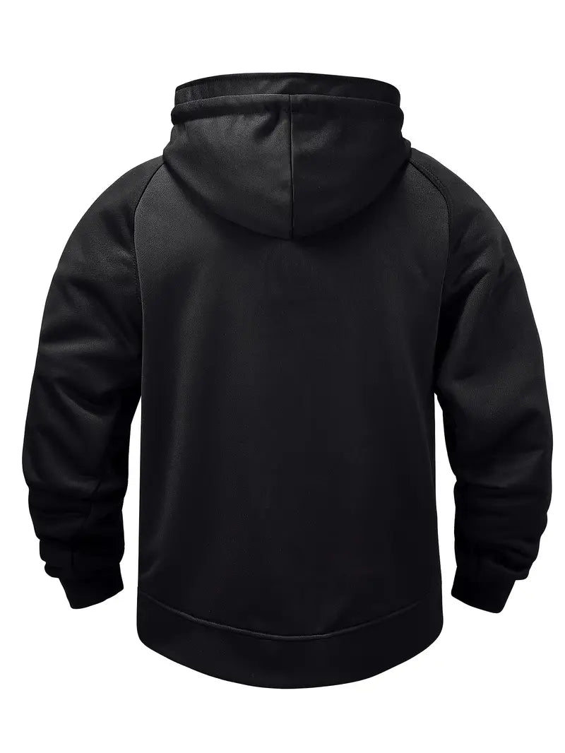Half-Zip Cargo Sweatshirt