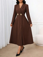 Trench Coat Blazer Dress
