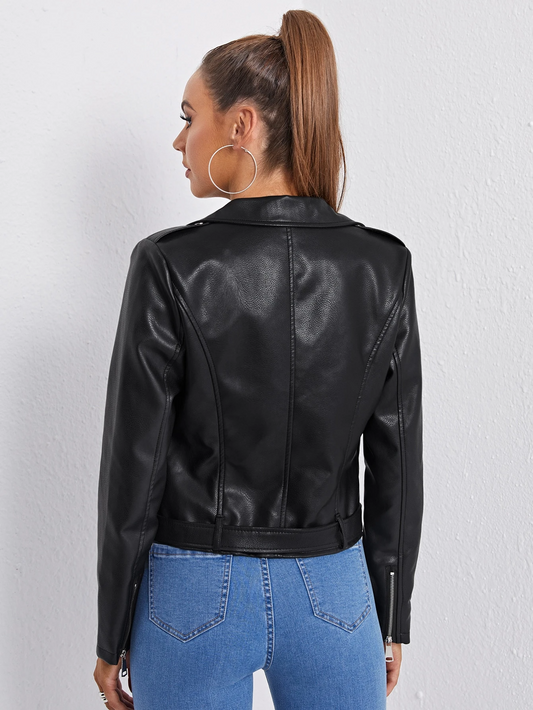 Leather Moto Jacket