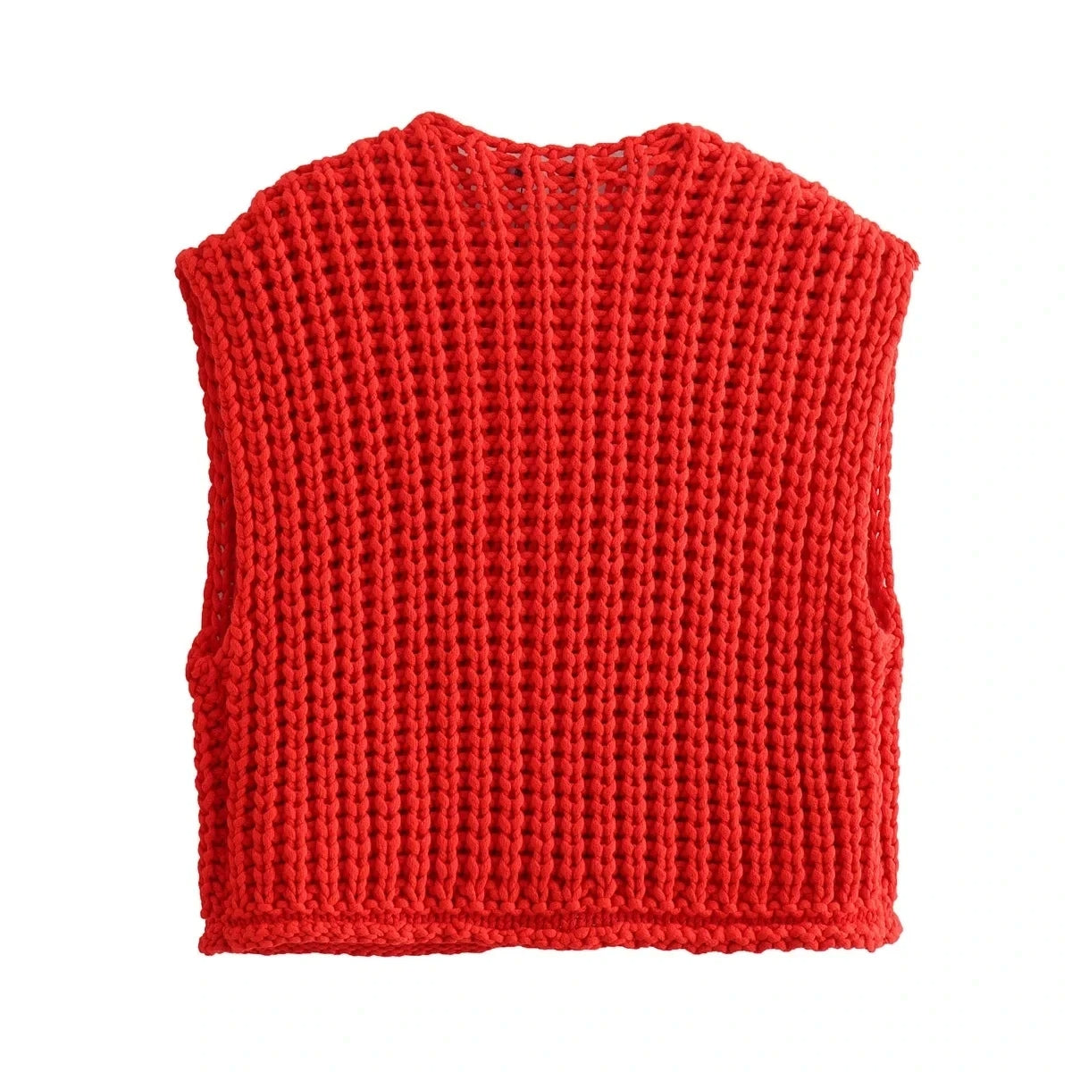 Knit Cardigan Vest