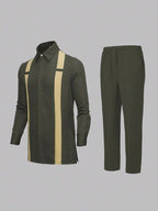 Men Casual Shirt And Trouser Set
