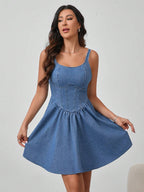 Denim Mini Dress