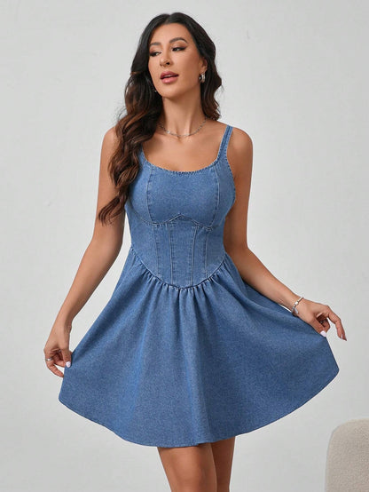Denim Mini Dress
