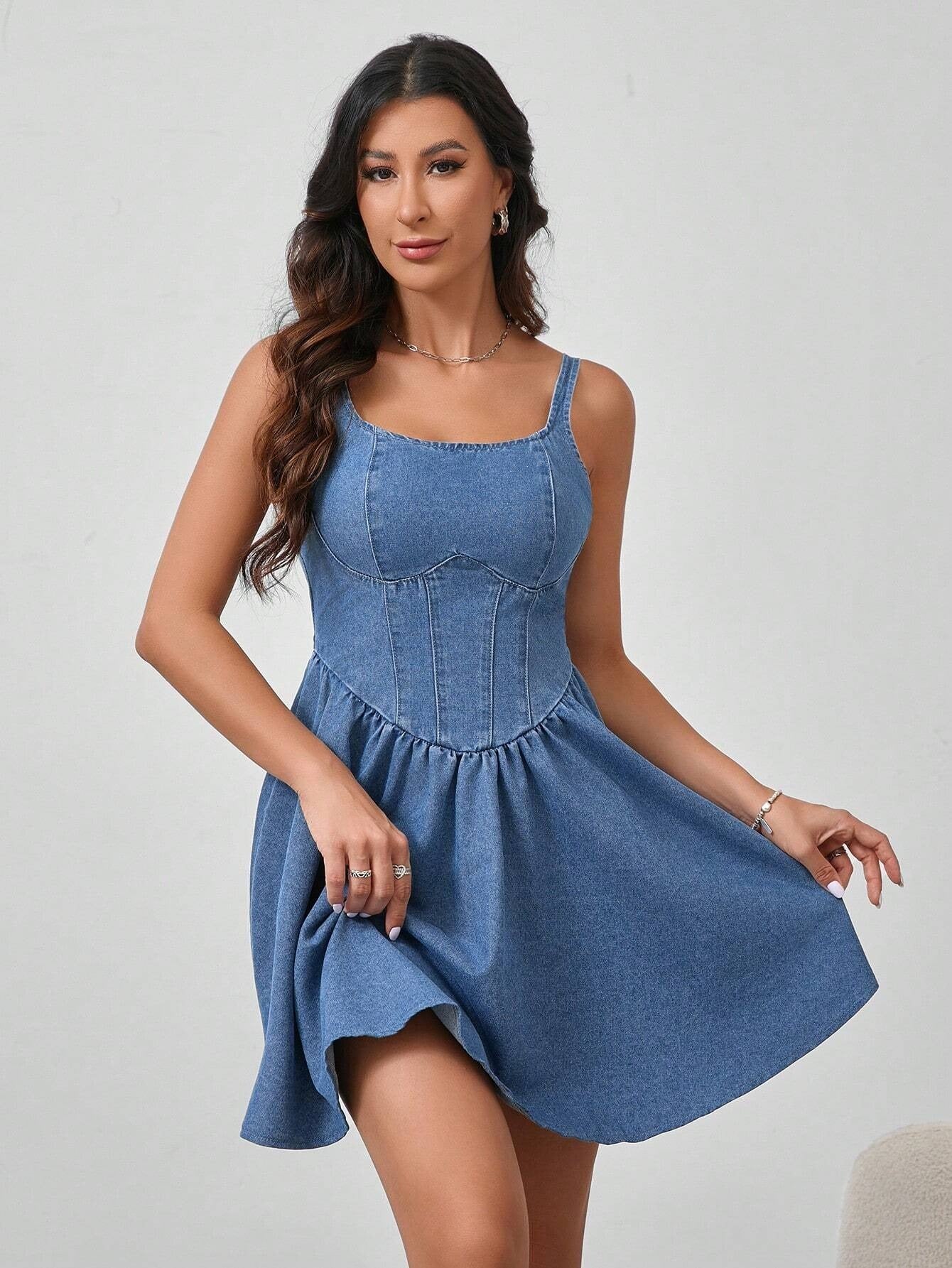 Denim Mini Dress