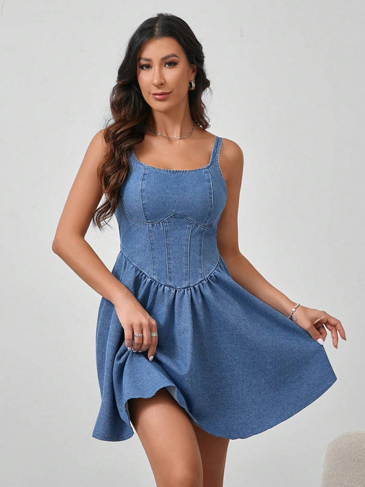 Denim Mini Dress