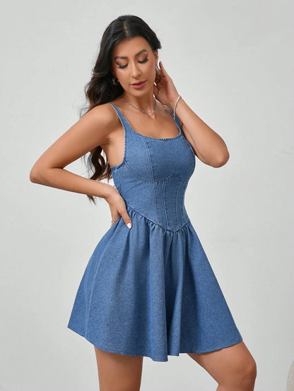 Denim Mini Dress