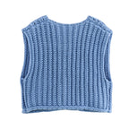 Knit Cardigan Vest
