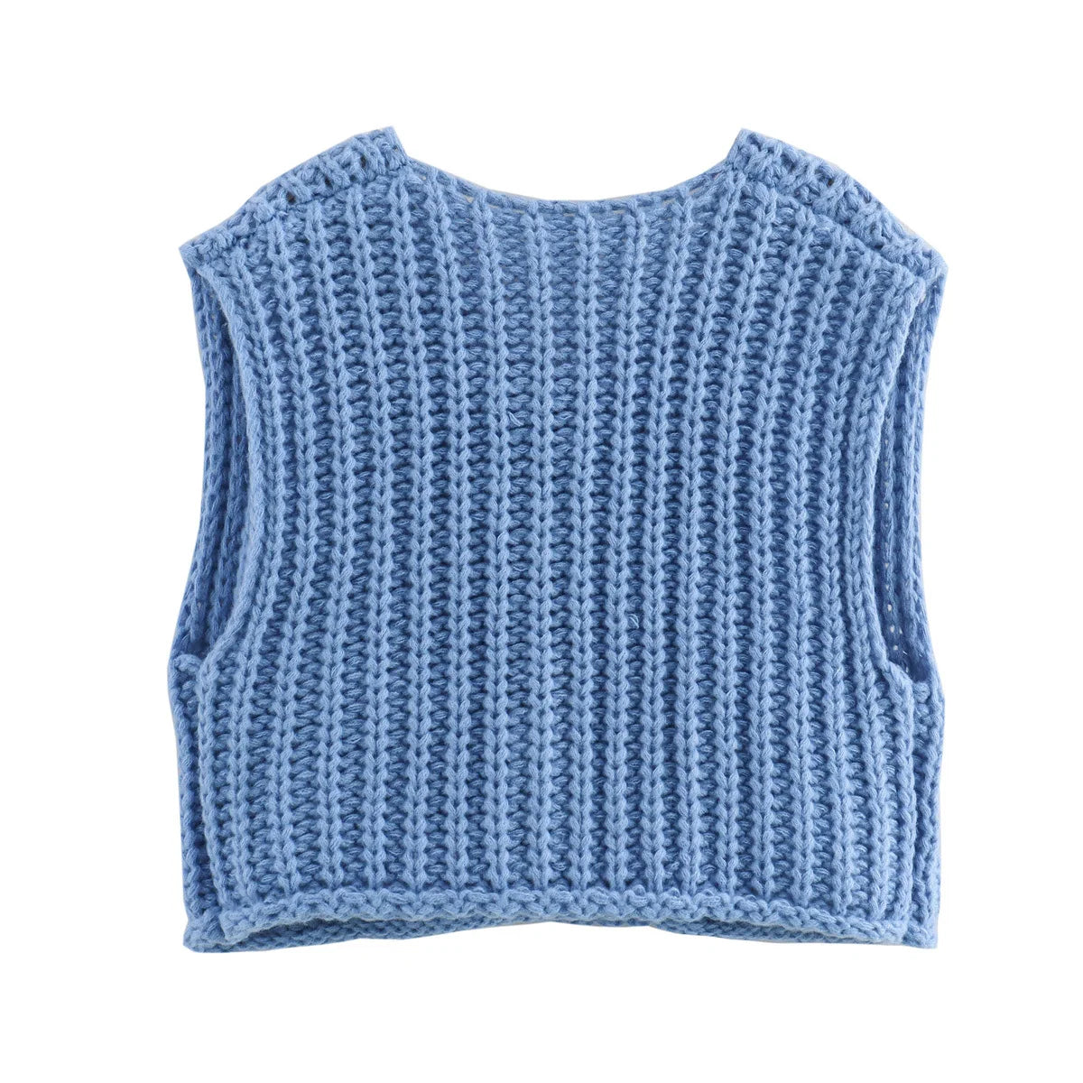 Knit Cardigan Vest