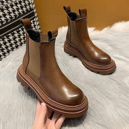 Chunky Lace Up Boots