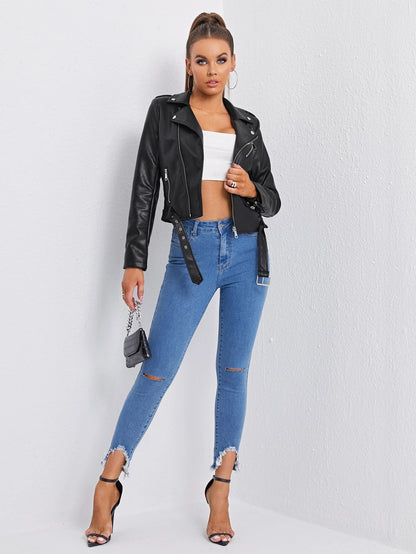 Leather Moto Jacket