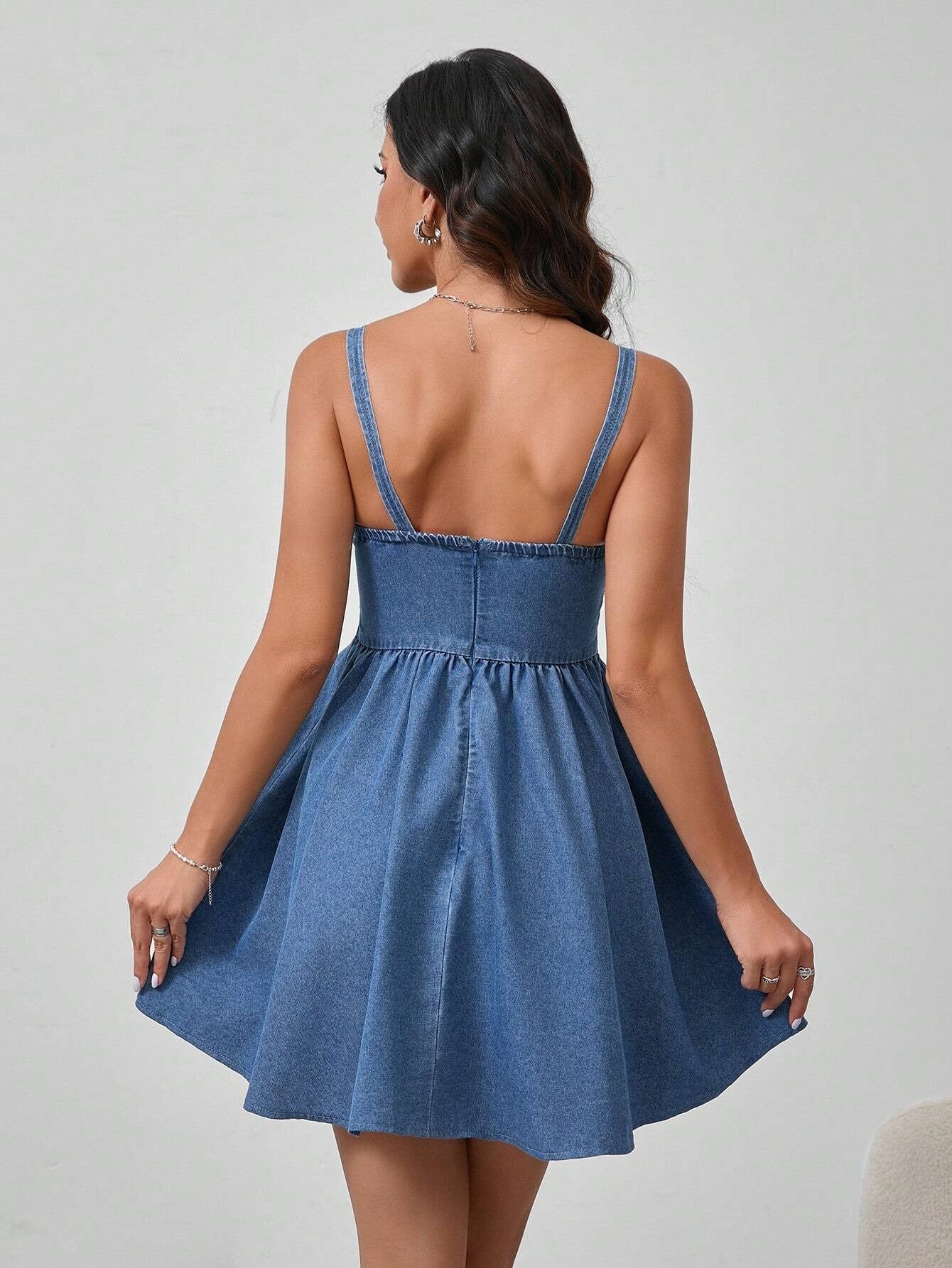 Denim Mini Dress