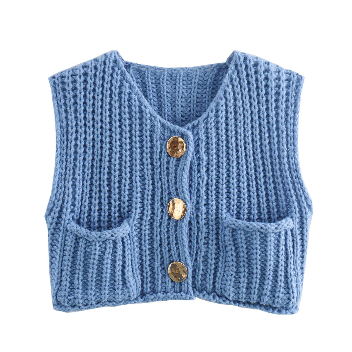 Knit Cardigan Vest