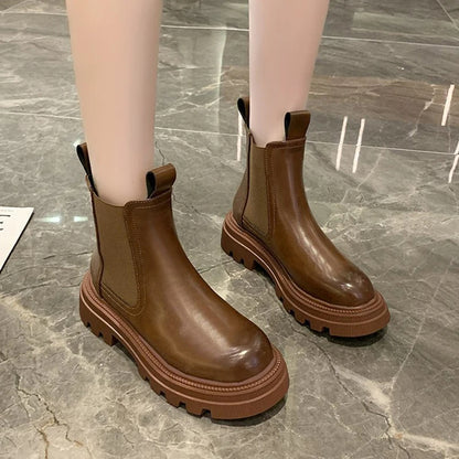 Chunky Lace Up Boots
